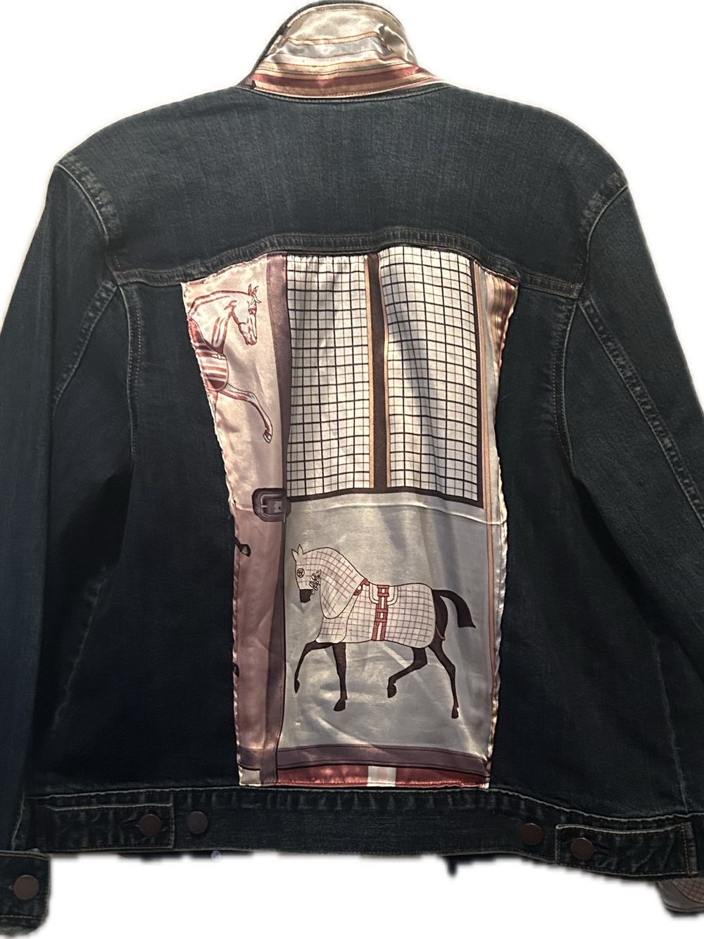 Dark Blue Denim Jacket with cool  Details